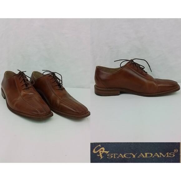 Stacy Adams Dress Shoes Men\'s 10M Brown Lace Up #J3117 main image 8